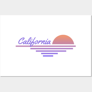 California Sunset Posters and Art